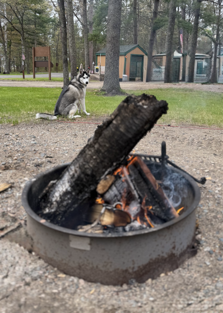 Echo by the campfire